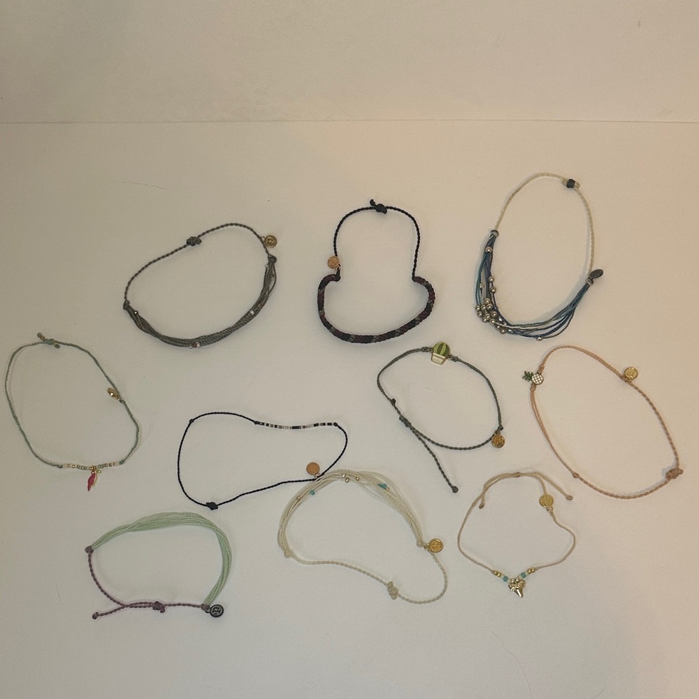 Bundle of 10 Pura Vida Bracelets